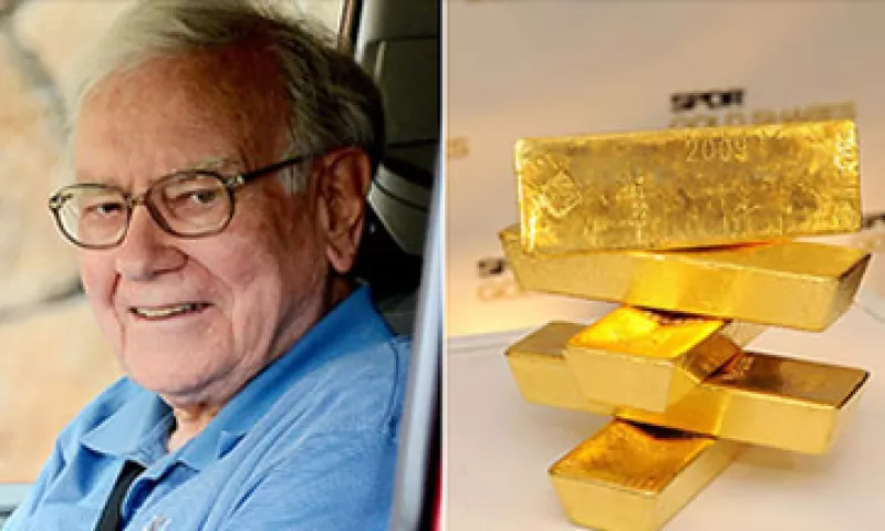 Warren Buffet se niega a invertir en oro a pesar de la racha alcista de este año. (Foto: Cortesía CNNMoney)
