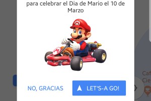 Mario Bros en Google Maps