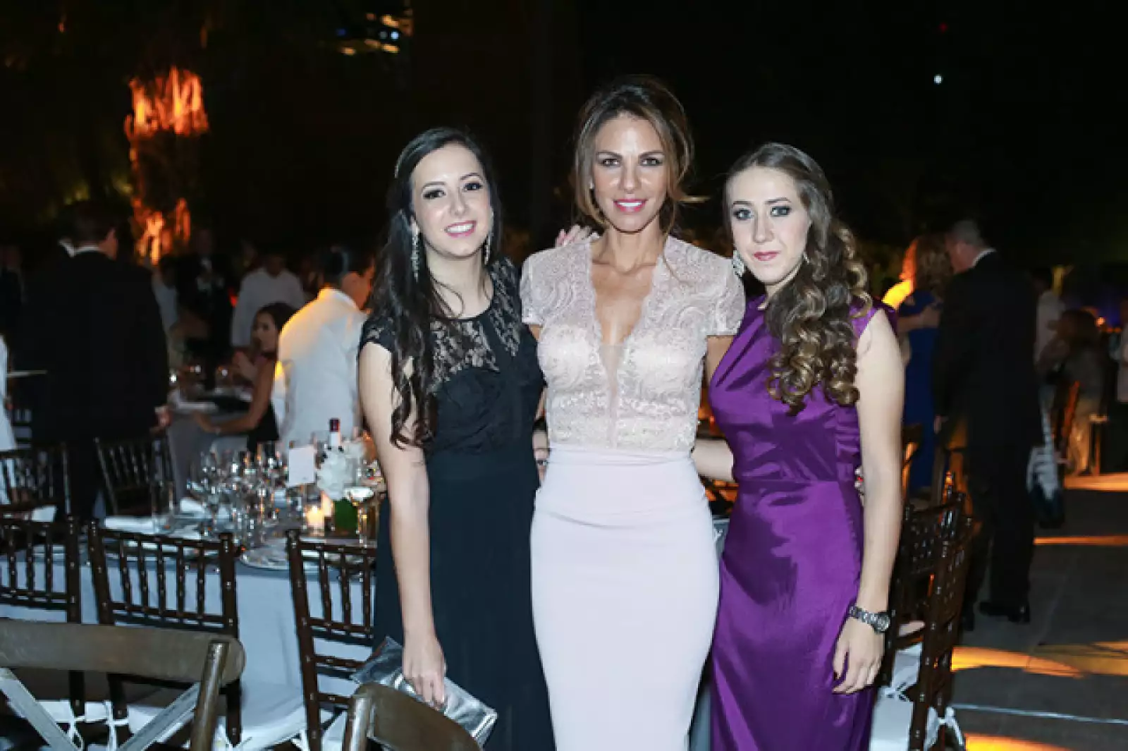 Sabrina Ortíz, Susana Karam y Daniela Ruíz