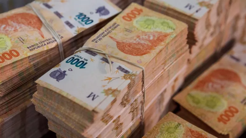 billete de 1000 pesos argentinos