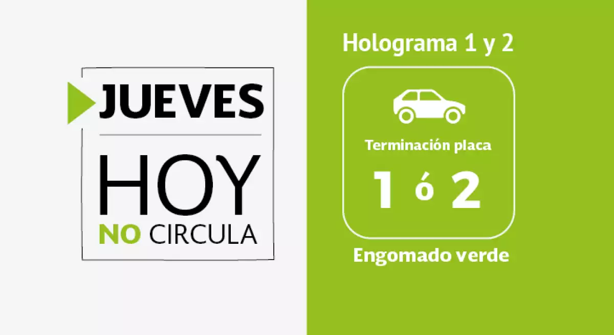 Hoy No Circula jueves