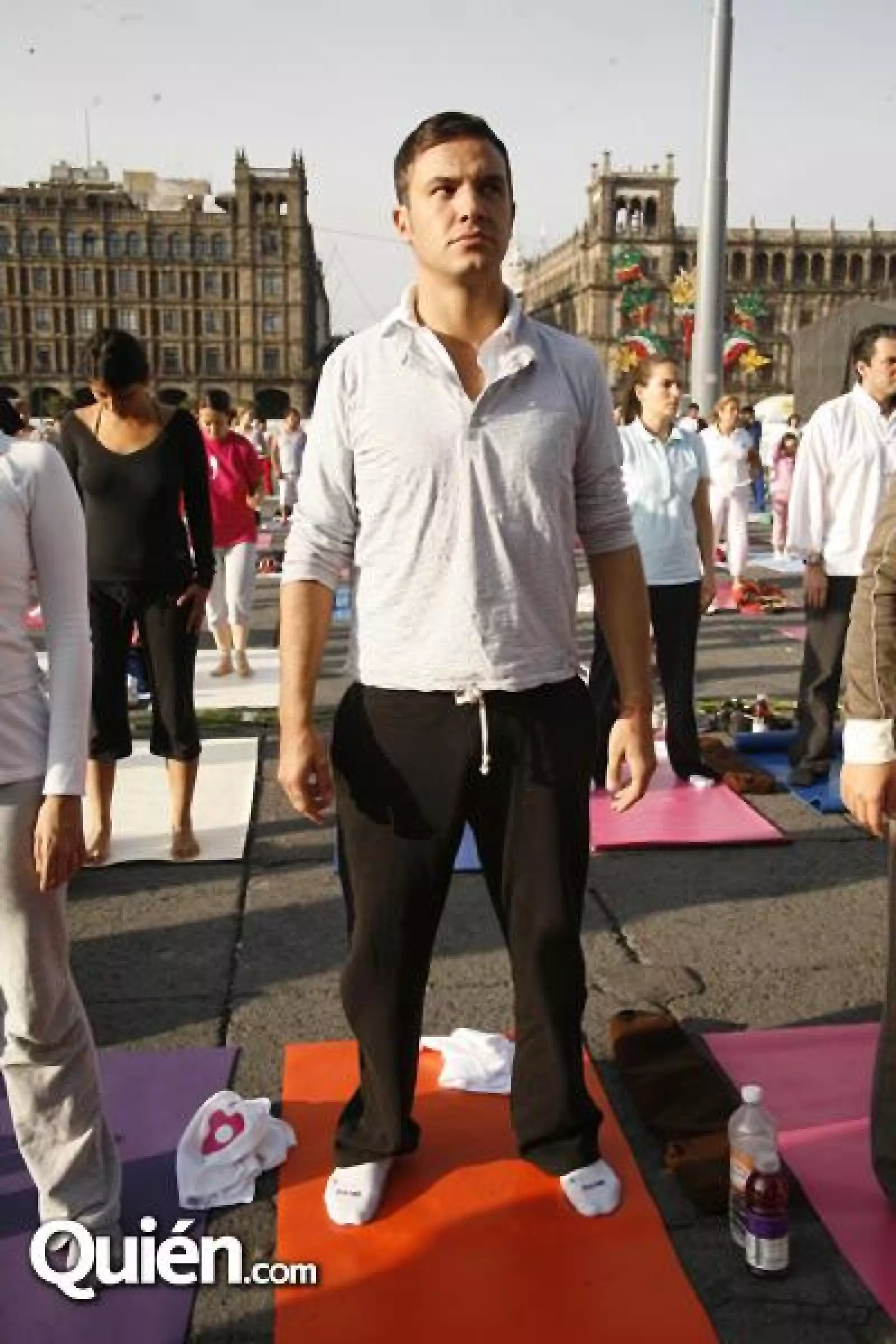 Yoga en el zocalo