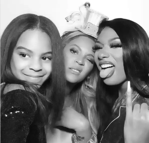 Blue Ivy, Beyoncé y Megan Thee Stallion
