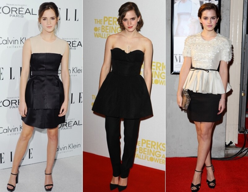 Las distintas formas de usar el negro de Emma Watson