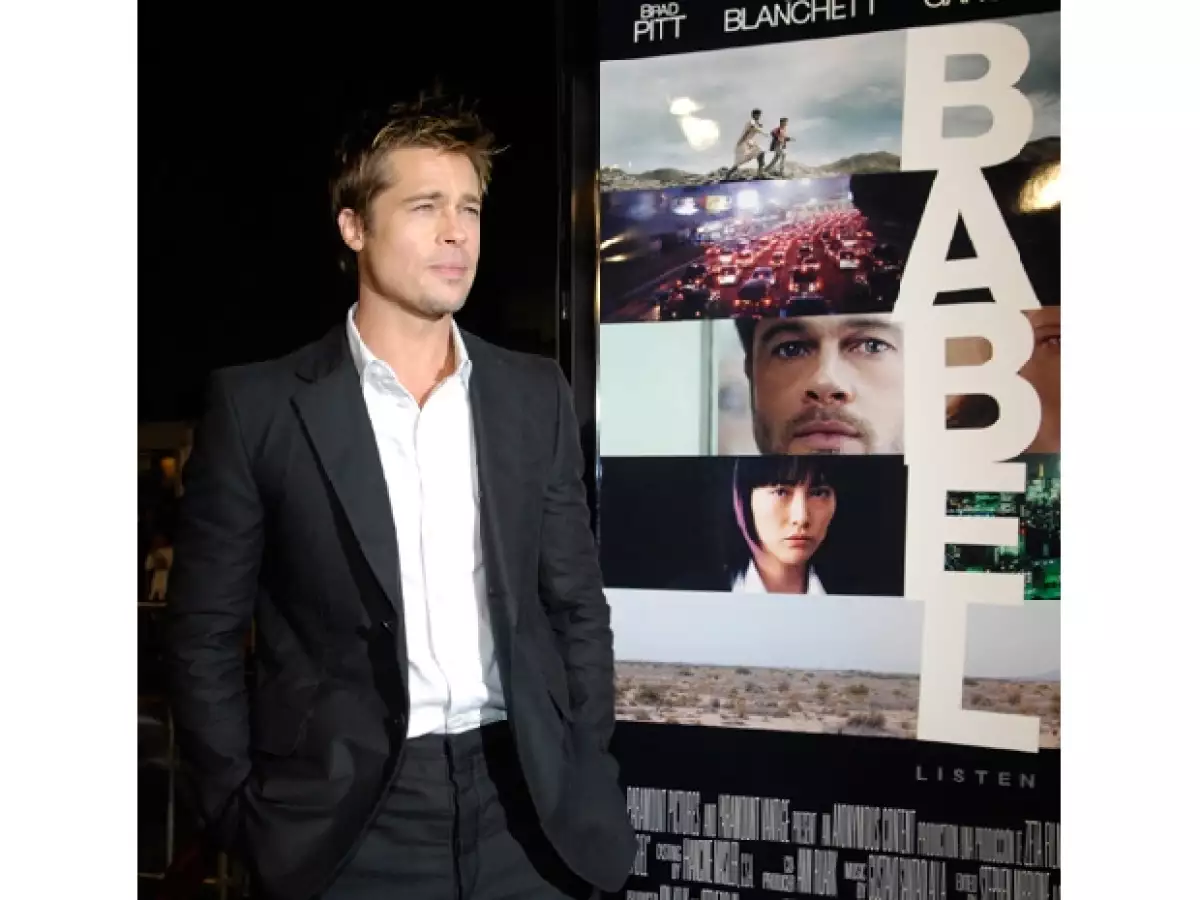 Arriaga y Pitt trabajaron juntos en la cinta Babel.