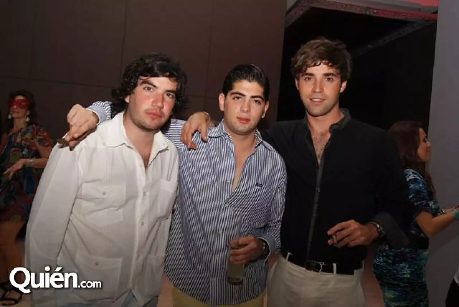 Mauricio Gutiérrez,Fabricio Romero y Alan Williams