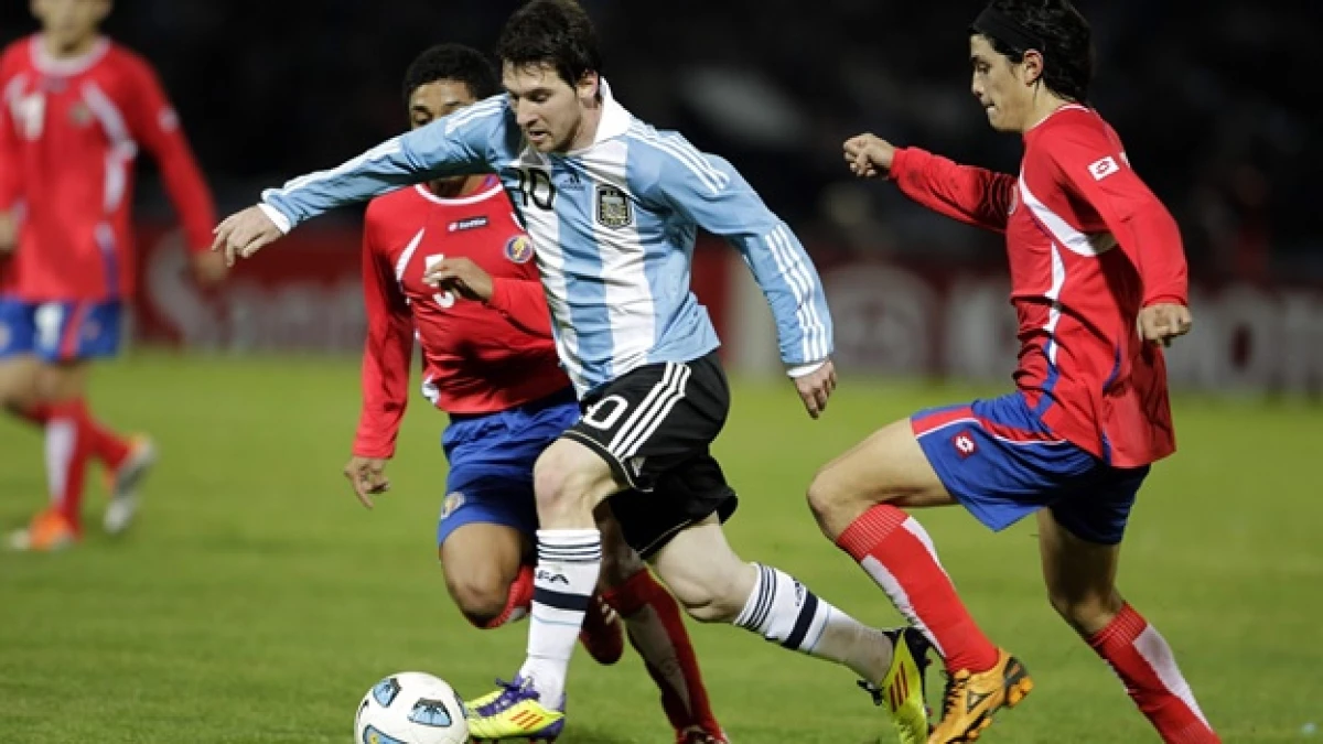 messi en el partido contra costa rica