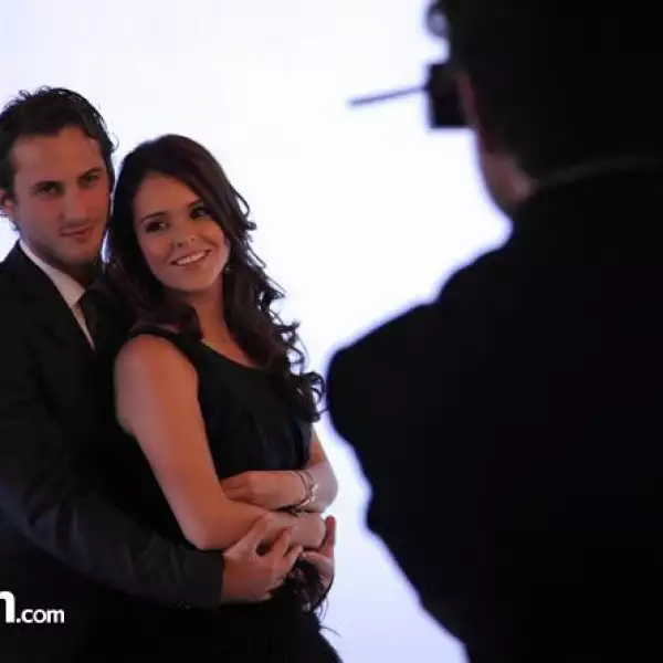 Sebastián Zurita y su novia Grettel Valdéz.