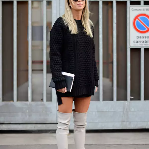 Las Knee High Boots, fueron otra de as prendas que se robaron las miradas de la ciudad.