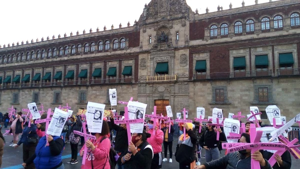 Octavio_Previo_25N_Palacio Nacional Cruces Rosas
