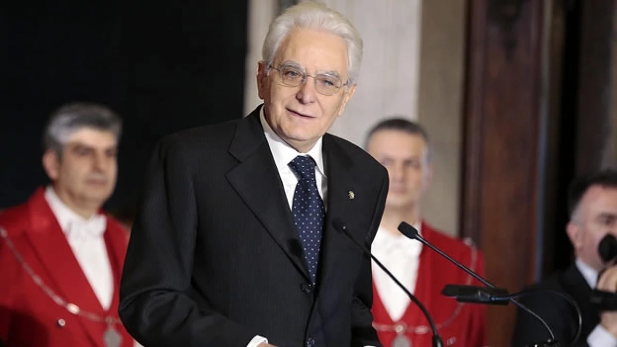 El presidente de Italia Sergio Mattarella