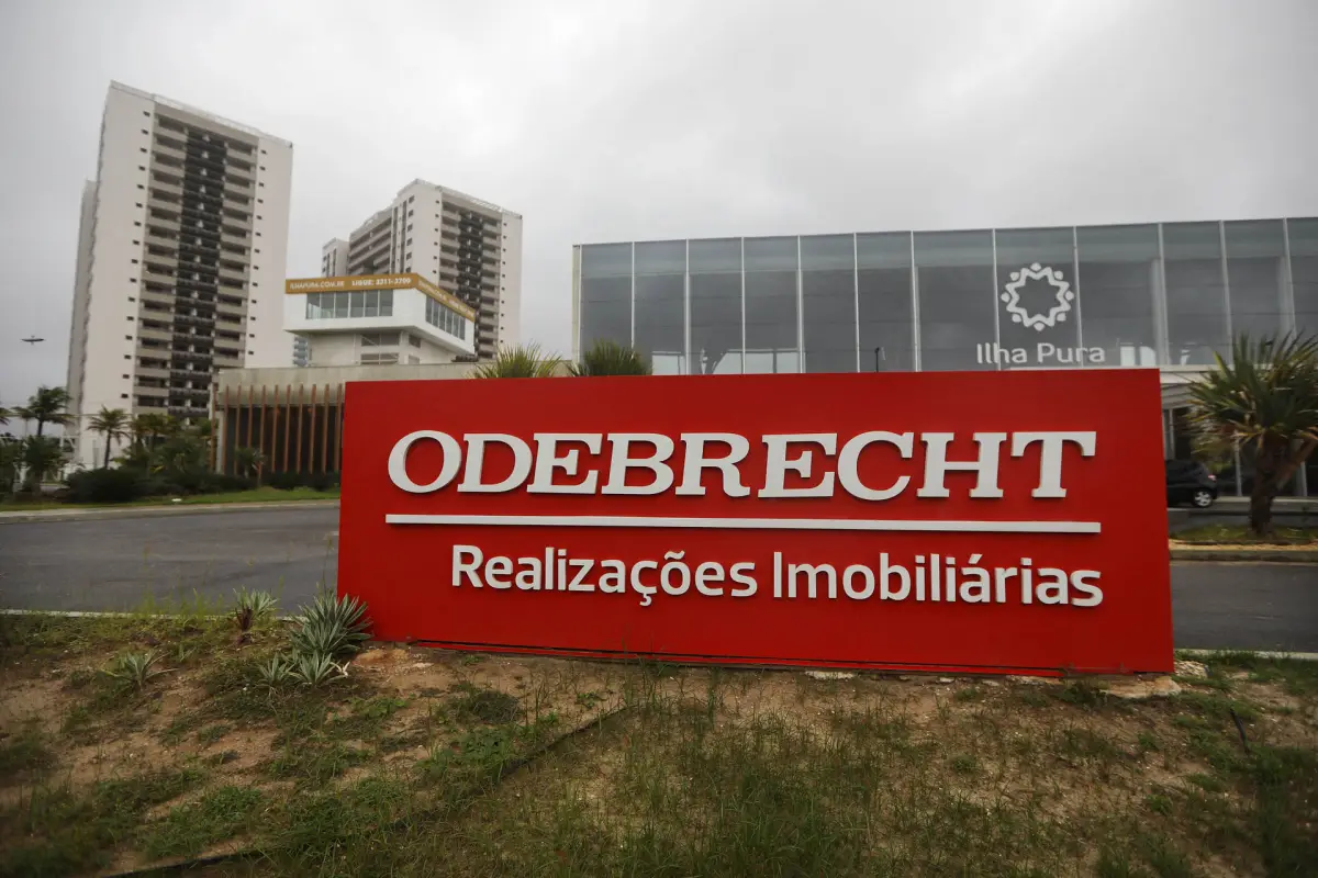 Anuncio de la constructora brasileña Odebrecht