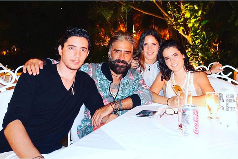 Alejandro Fernández e hijos