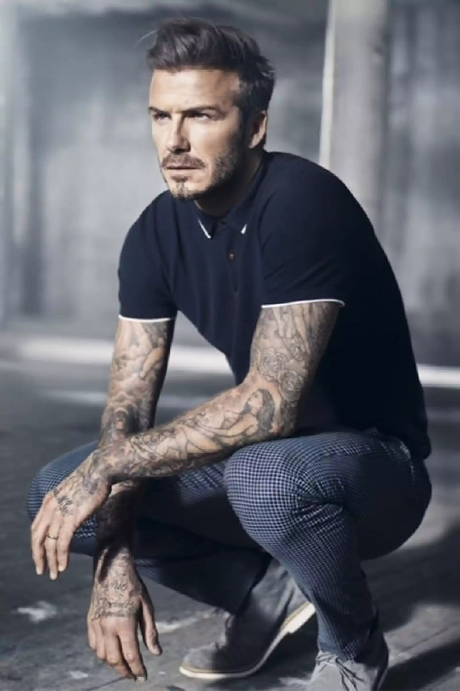 Desde hace algunas temporadas, el esposo de Posh Spice ha trabajado con la marca en su colección de Bodywear.