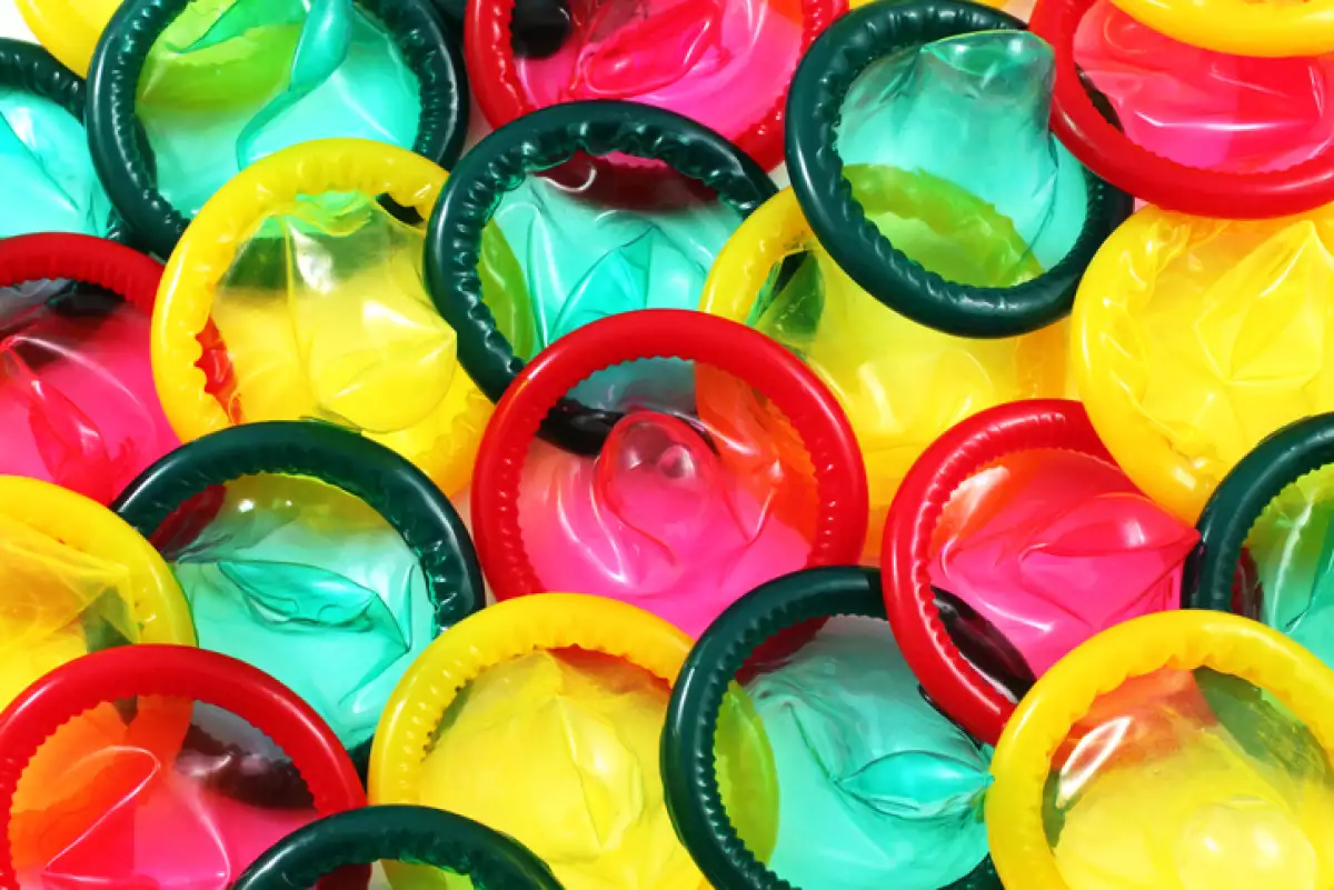 Condones de colores