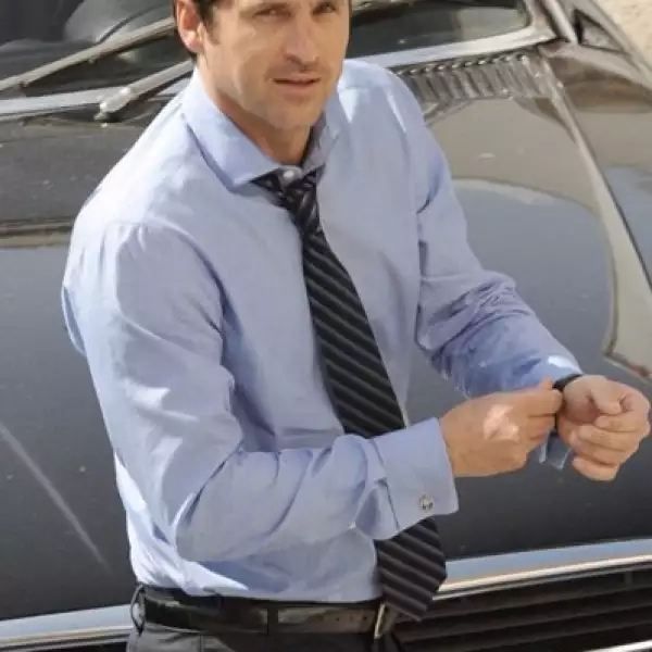 En el set de la serie Grey´s Anatomy en una iglesia de Los Ángeles, California.