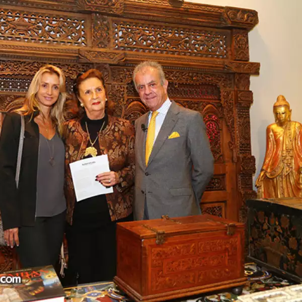 Gaia de Tuddo, Claudia de Tuddo y Ricardo Rivero Lake