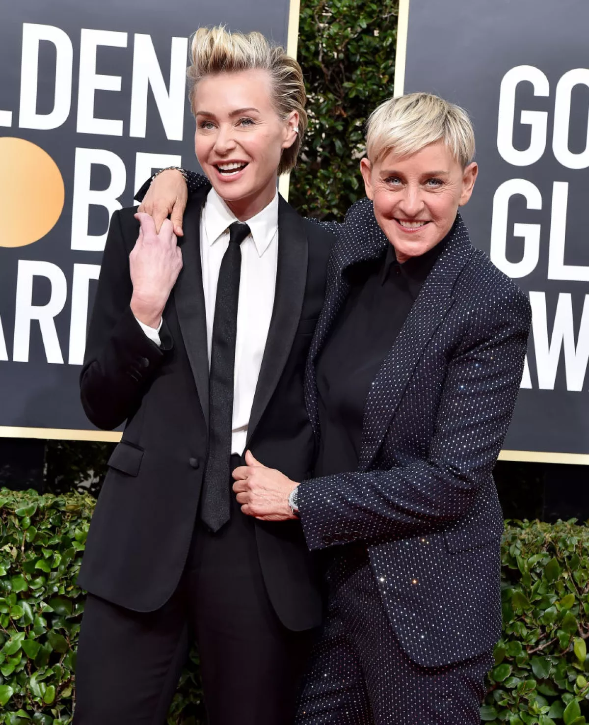 Ellen DeGeneres y Portia de Rossi.