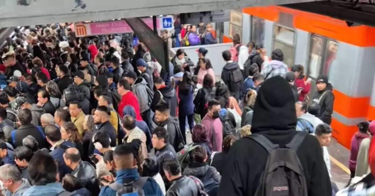Siete líneas del Metro de la CDMX sufren este lunes debido a las lluvias
