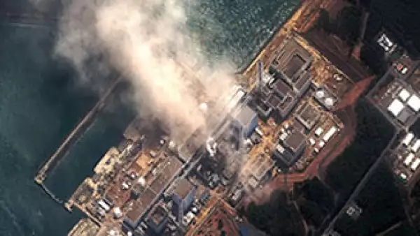 Vista aérea de la planta de energía nuclear de Fukushima.  (Foto: Fortune)