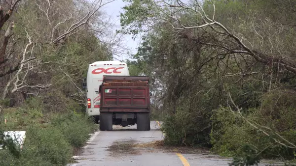 La autopista a Puerto Escondido sufre retrasos.