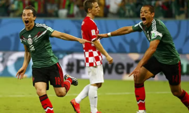 Los goles de Guardado y  Hernández ante Croacia son de los más comentados en Facebook. (Foto: Reuters)