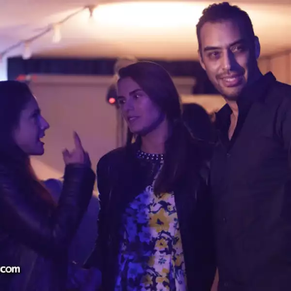 Adria Morales,Amparo Borcia y Ramón Medina