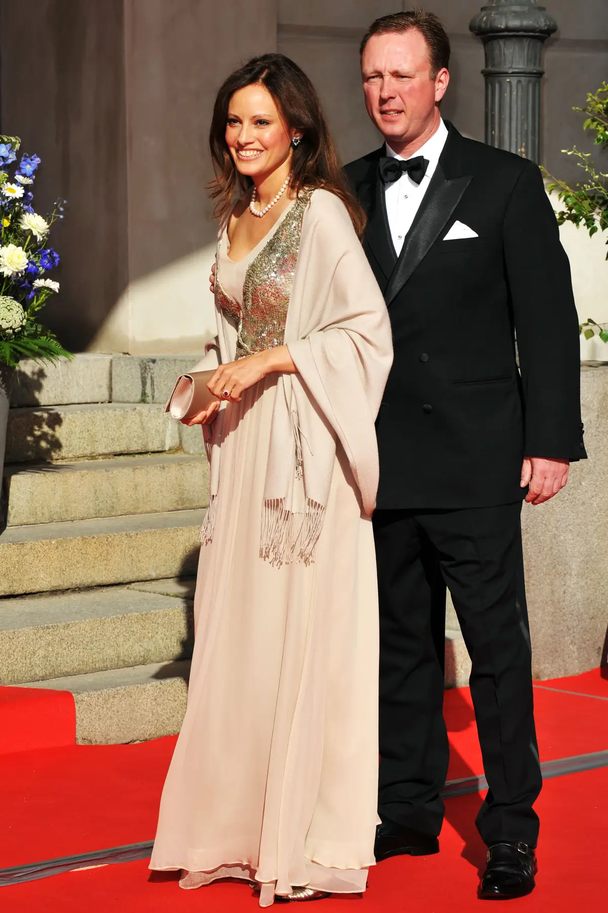 Príncipe Gustav Sayn-Wittgenstein-Berleburg y su novia, Carina Axelsson