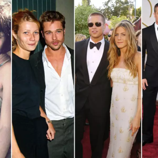 Brad Pitt cuenta entre sus conquistas a hermosas mujeres como Juliette Lewis, Gwyneth Paltrow, Jennifer Aniston y su futura esposa Angelina Jolie.
