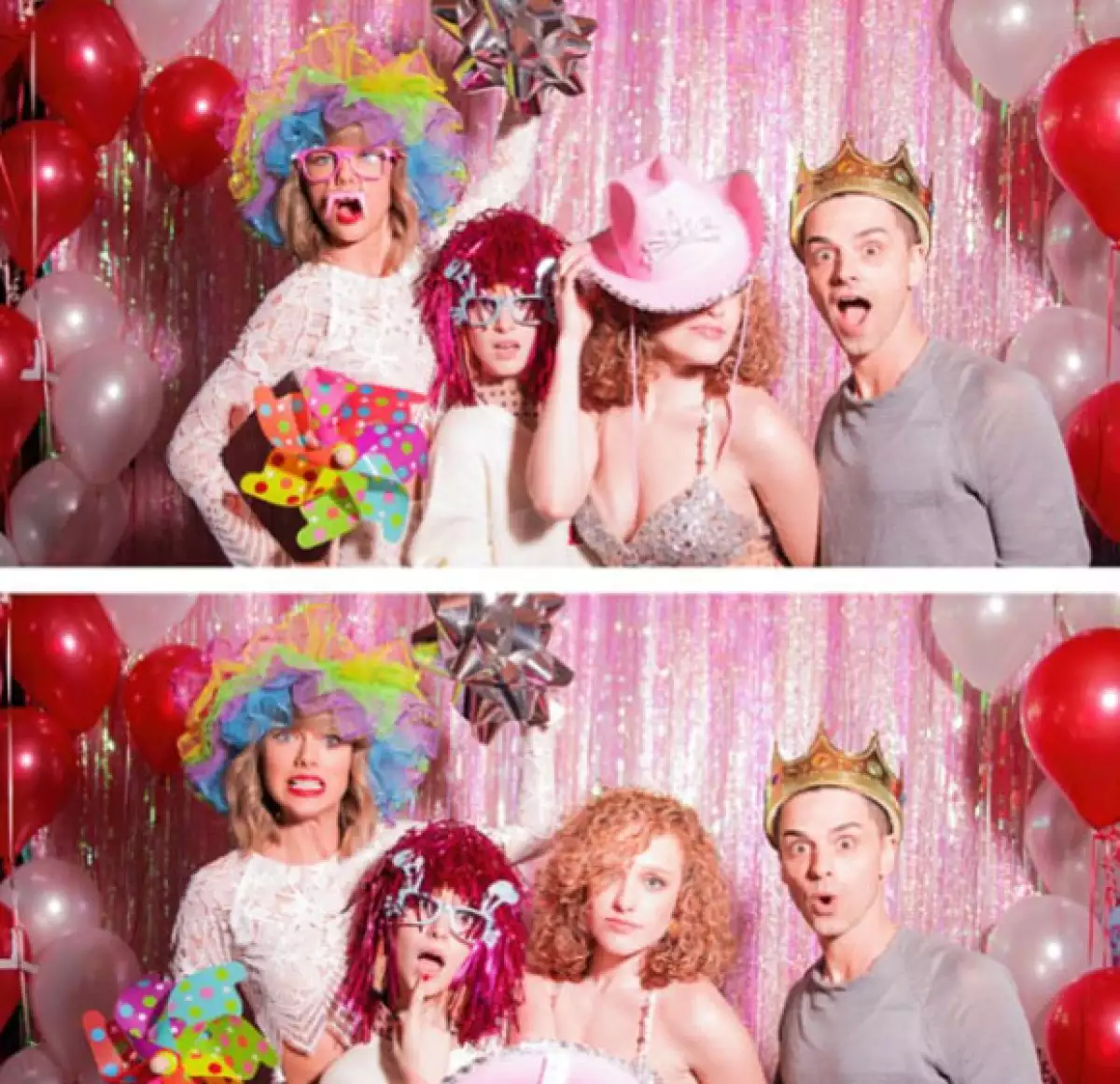 Haley Williams, de Paramore, también se hizo presente en la fiesta.