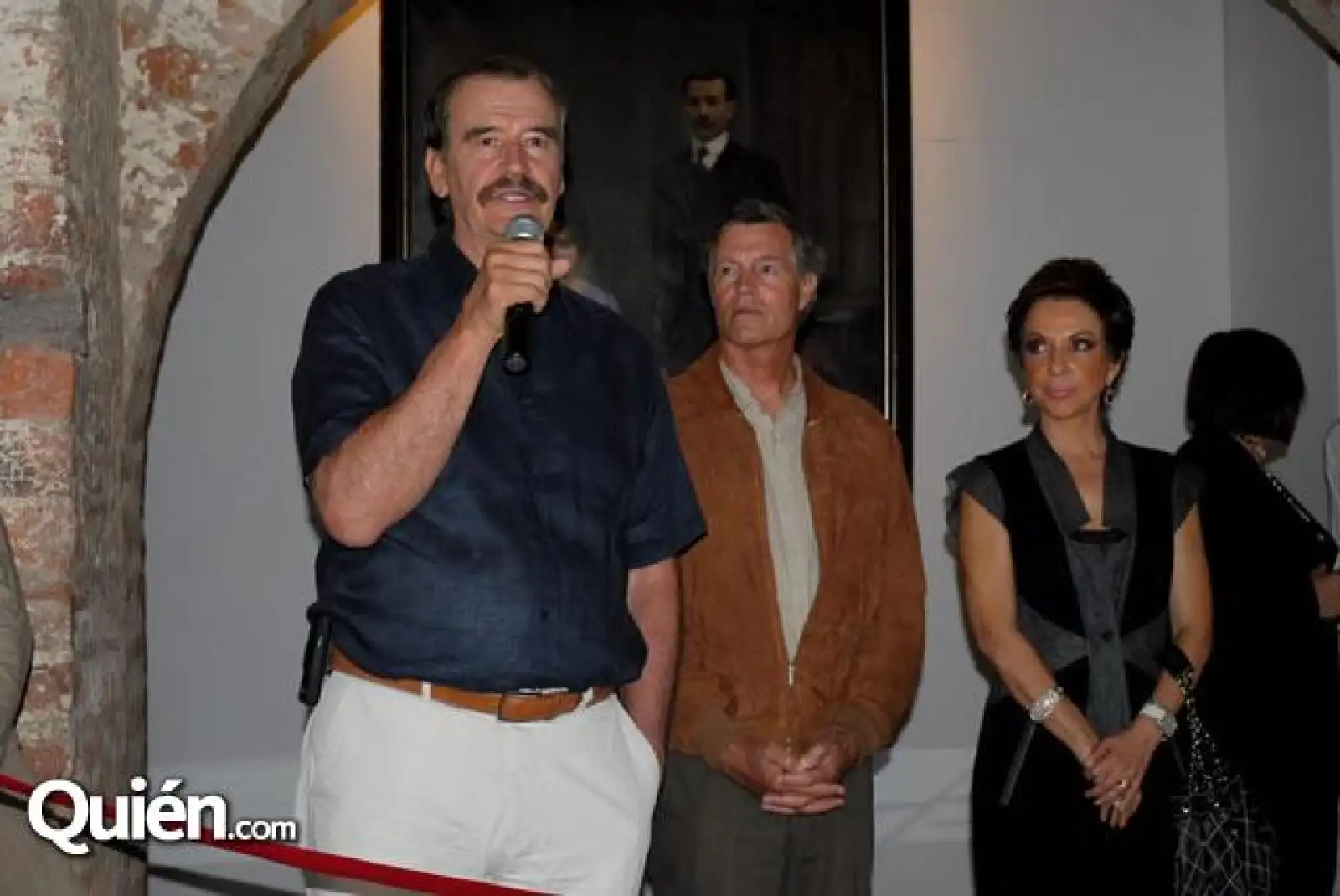 Vicente Fox,Steve Hilton y Martha Sahagún