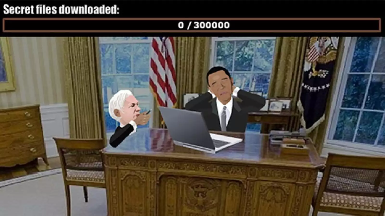 assange videogame videojuego