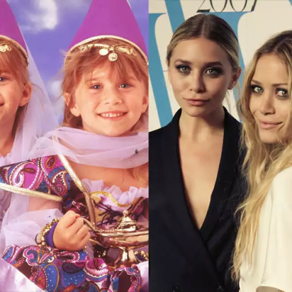 El claro ejemplo de cambios radicales es para las hermanas Olsen, pero poco les importa ya que Mary-Kate y Ashley ha hecho una gran fortuna con su propia marca como lentes, perfumes y cosméticos.