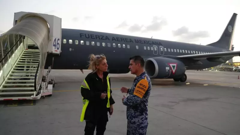 Avión de rescate de México aterriza en Israel