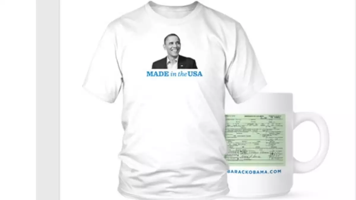 objetos de campaña humorística pro Barack Obama