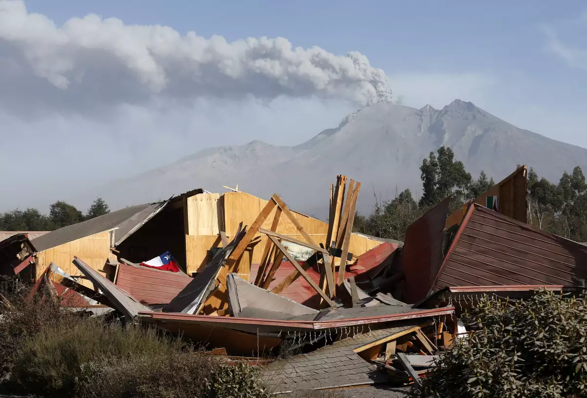 presentó actividad al sur de Chile el año pasado.