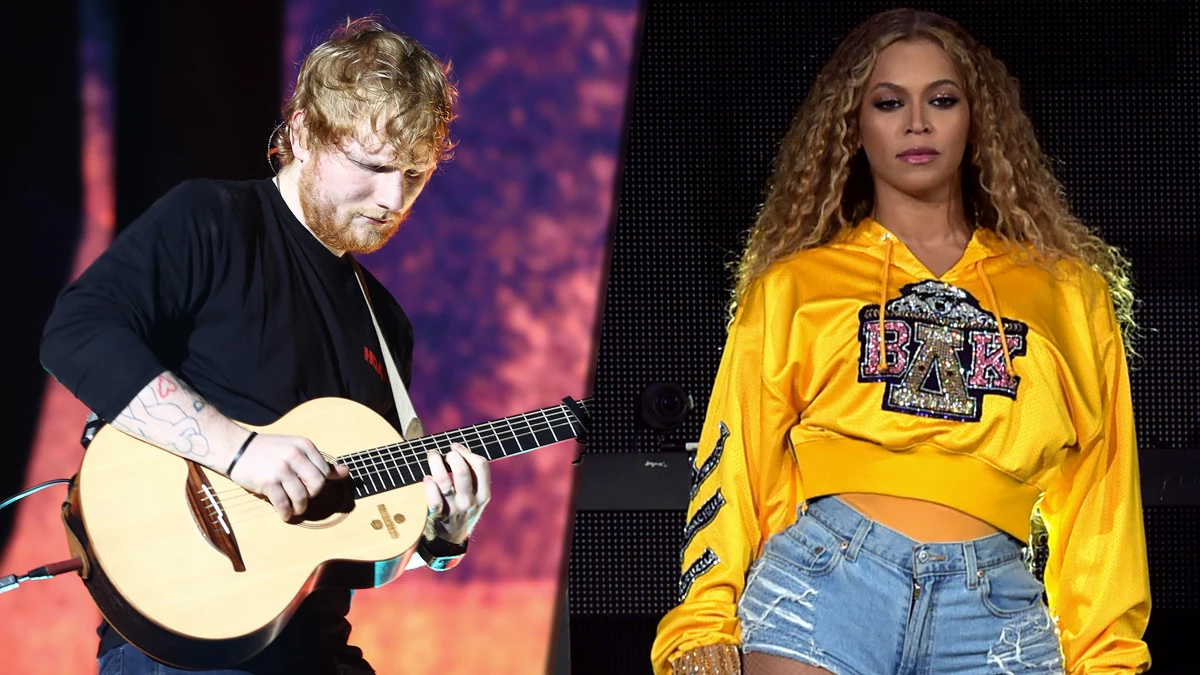 Ed Sheeran y Beyoncé