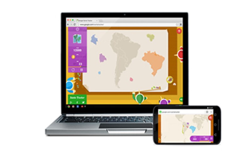 La aplicación para seguir a Santa Claus es compatible con teléfonos inteligentes y tabletas. (Foto: Cortesía Google)