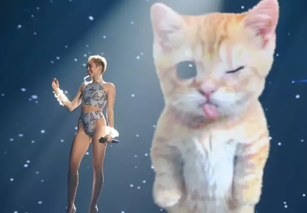 Miley en los American Music Awards.