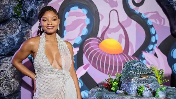 Halle Bailey en la alfombra roja de 'La Sirenita' en Ciudad de México