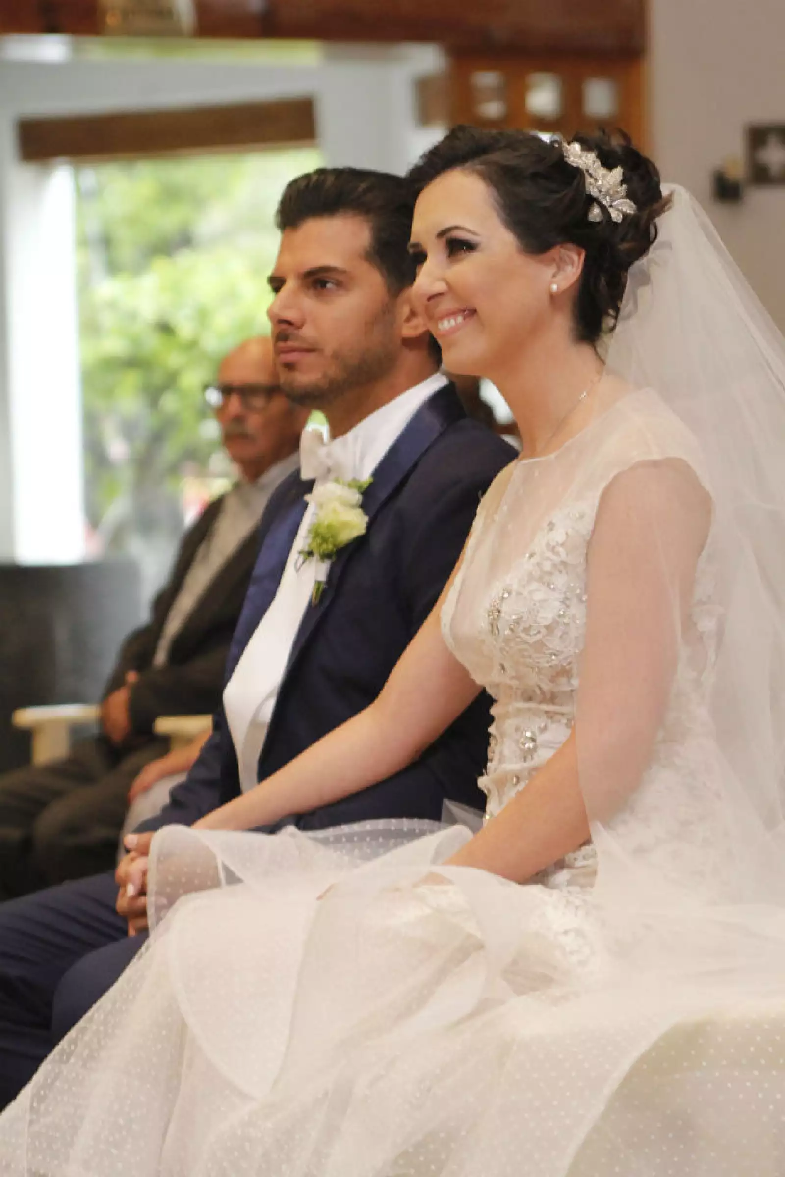 Fátima Torre no podía ocultar su emoción durante su gran día.