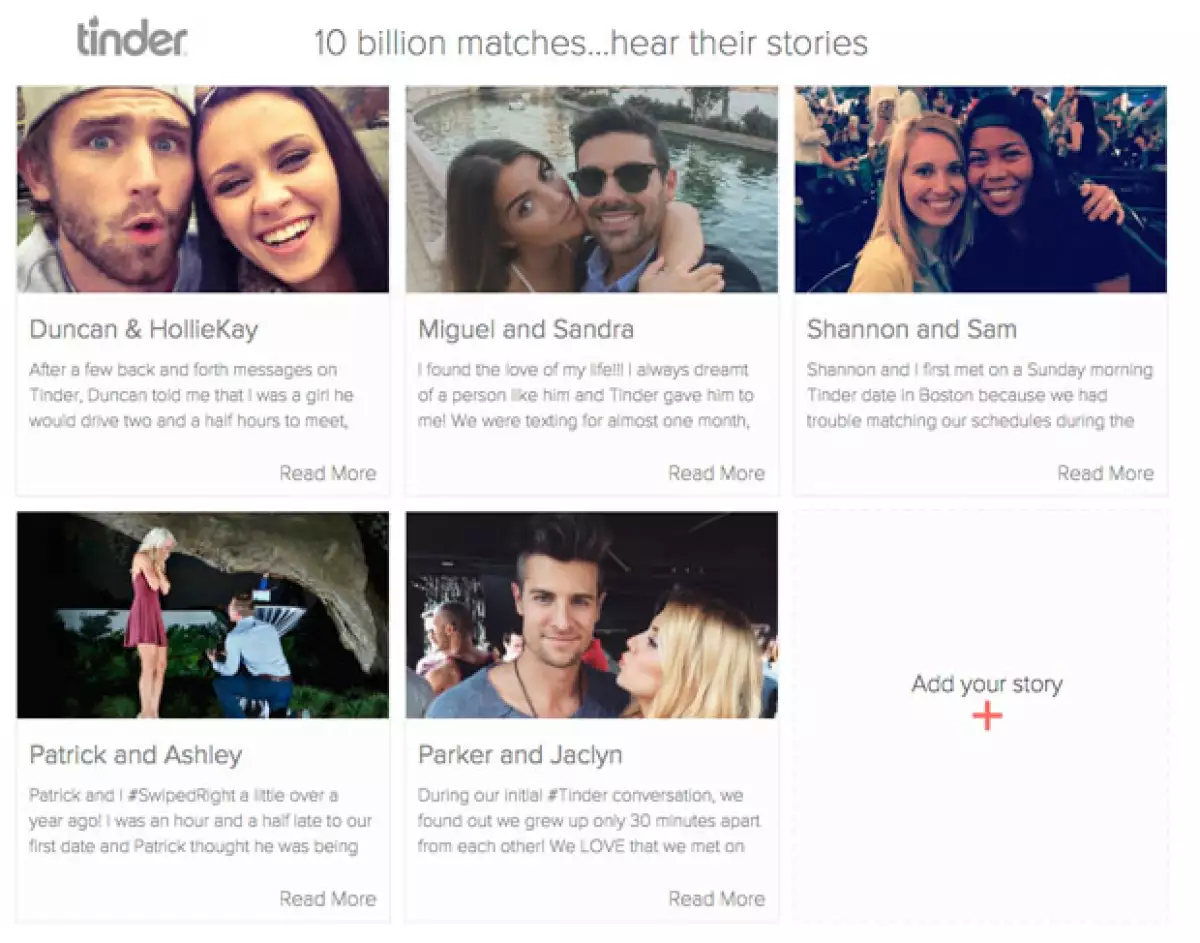 Gracias a su popularidad, Tinder ya cumplió 10 billones de 'matches'.
