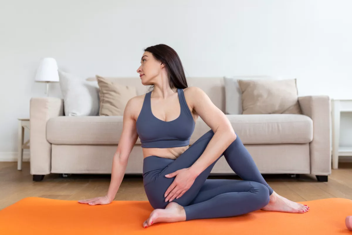 Supine twist
