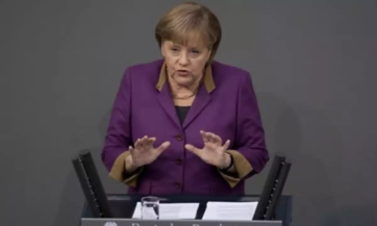 La canciller dio la declaración antes de una votación para aprobar la ayuda a Grecia. (Foto: Reuters)