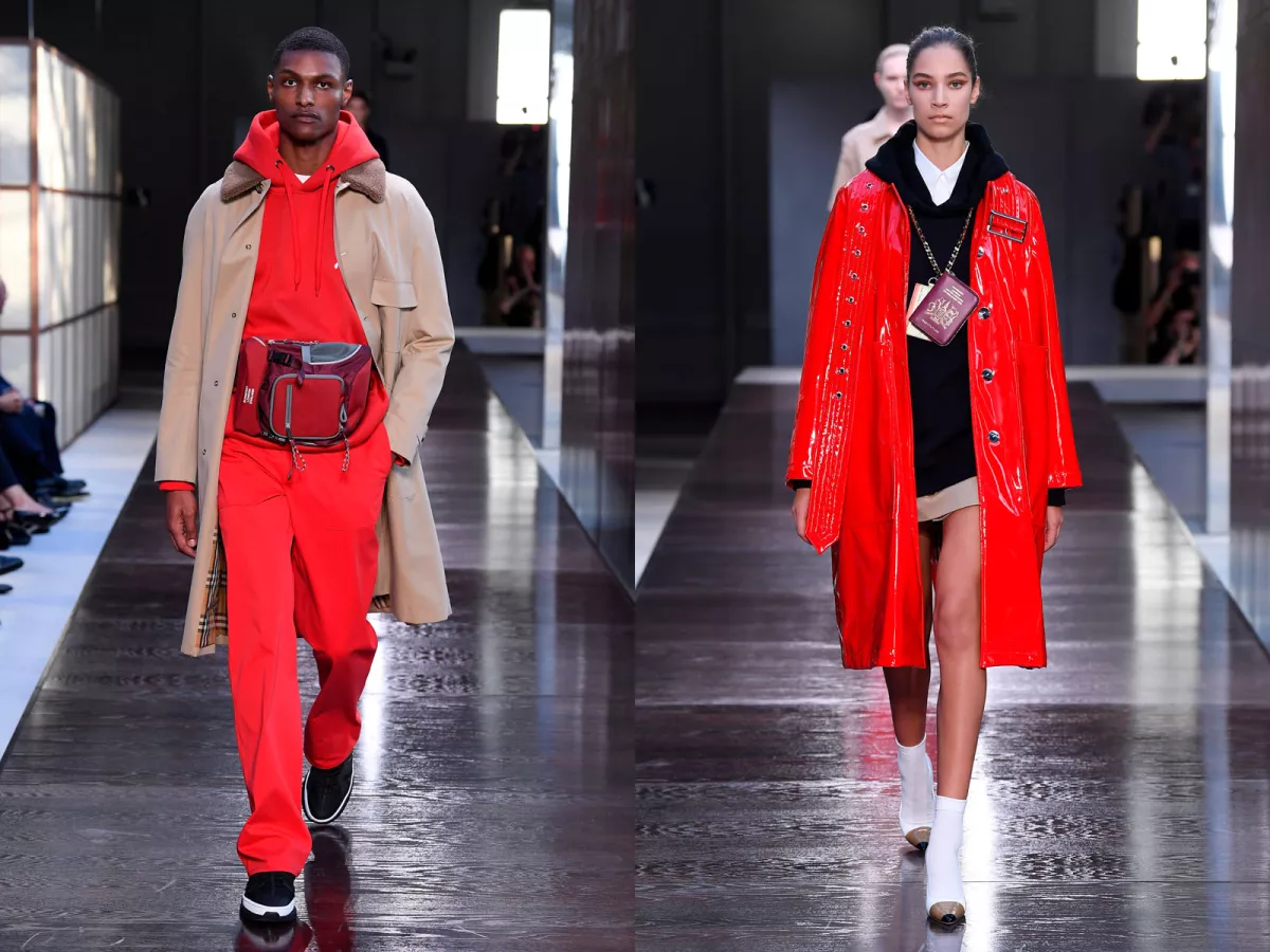 Burberry show, Runway, London Fashion Week, UK - 17 Sep 2018
