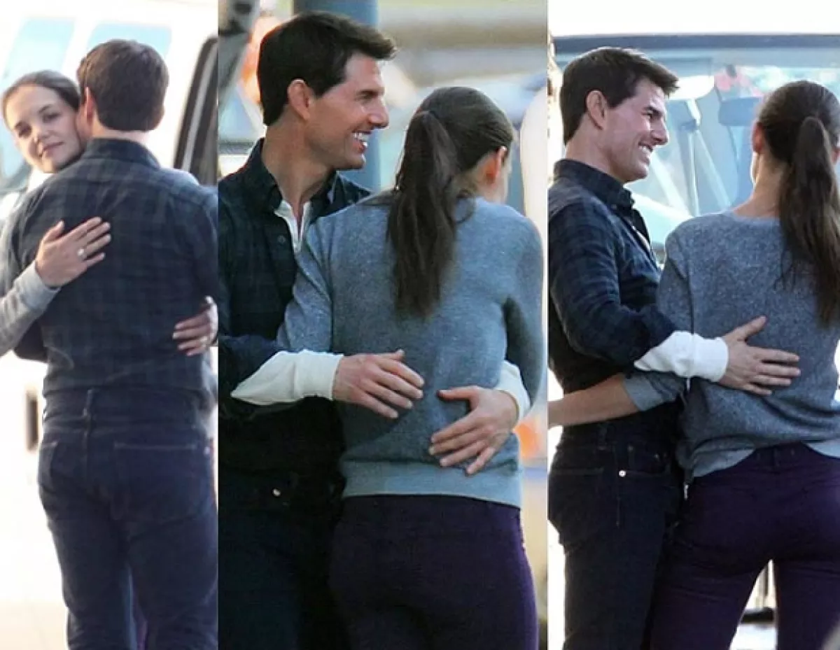 Este matrimonio siempre se deja ver feliz y muy divertido en compañía de la pequeña Suri.