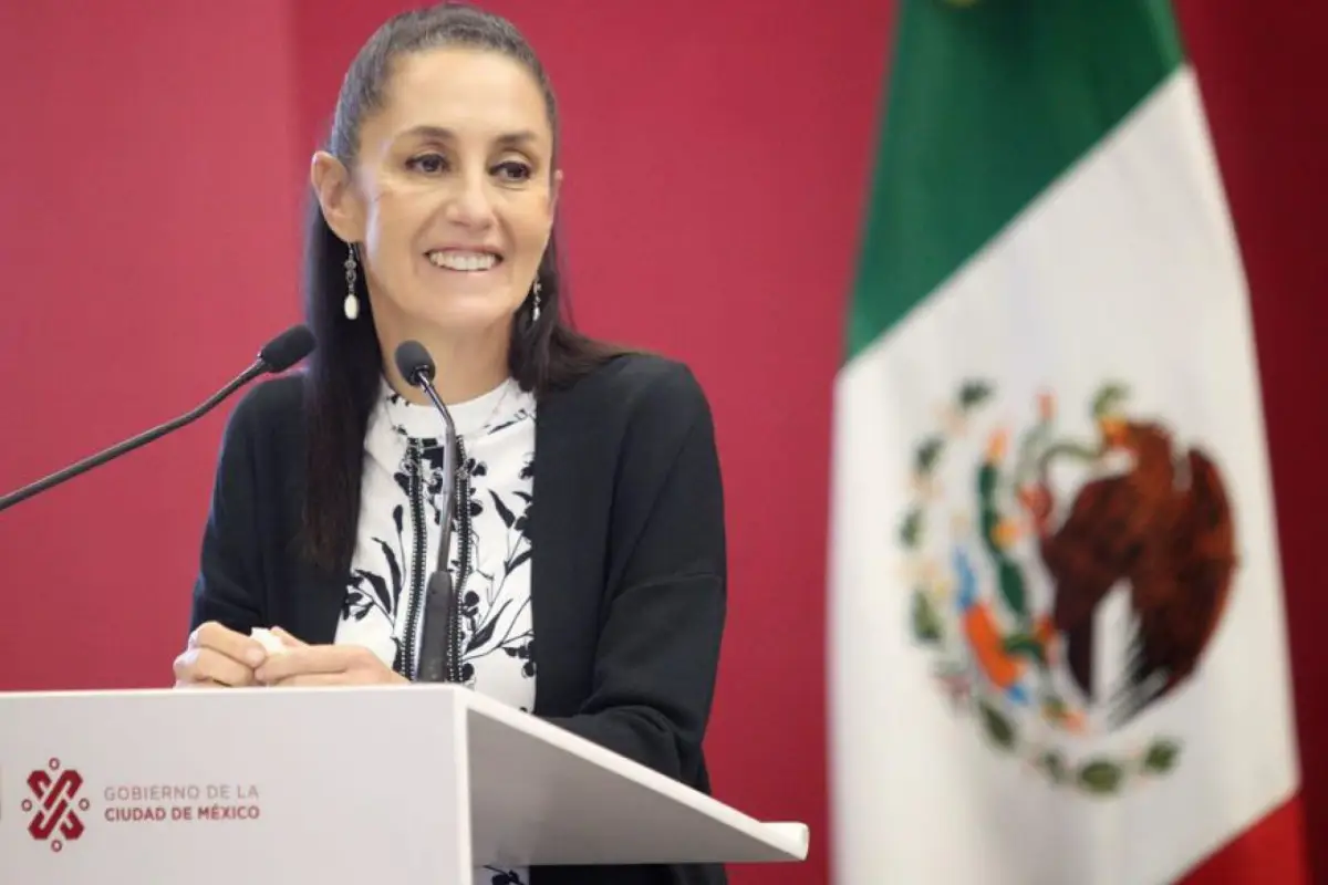 Claudia Sheinbaum, durante la conferencia  de la Jefatura de Gobierno.