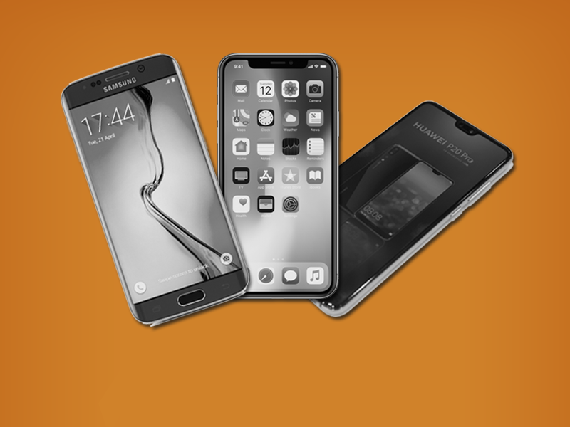 Huawei iPhone Samsung smartphones