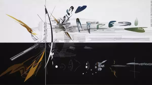 Multi-colour on White (1992), de Zaha Hadid