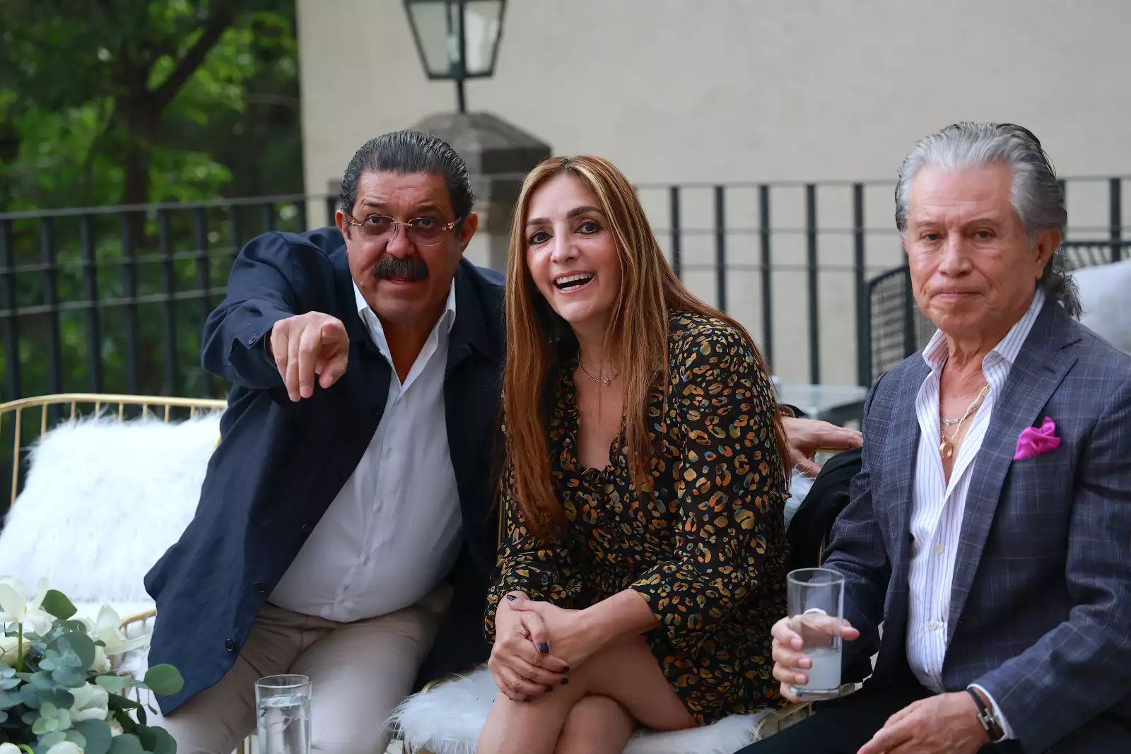  Saúl Moreno,  Melina  y José Flores Márquez 